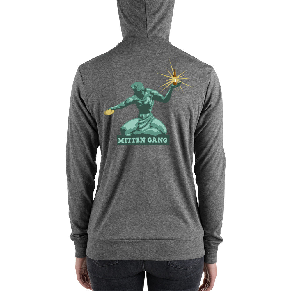 Spirit of Disc-troit Unisex Zip-Up Hoodie