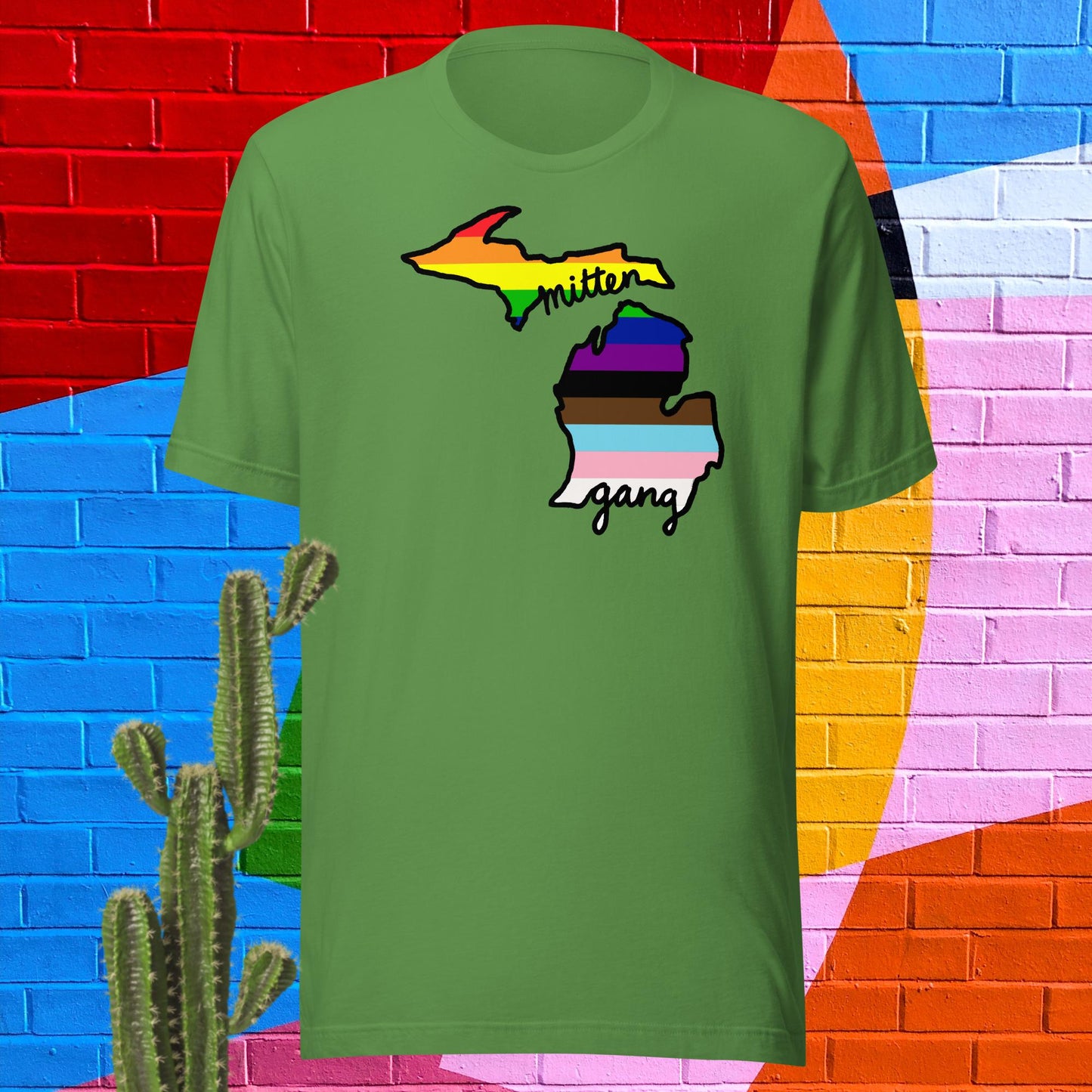 Pride Tee - Mitten Gang Outline (Gender-Neutral Sizing)