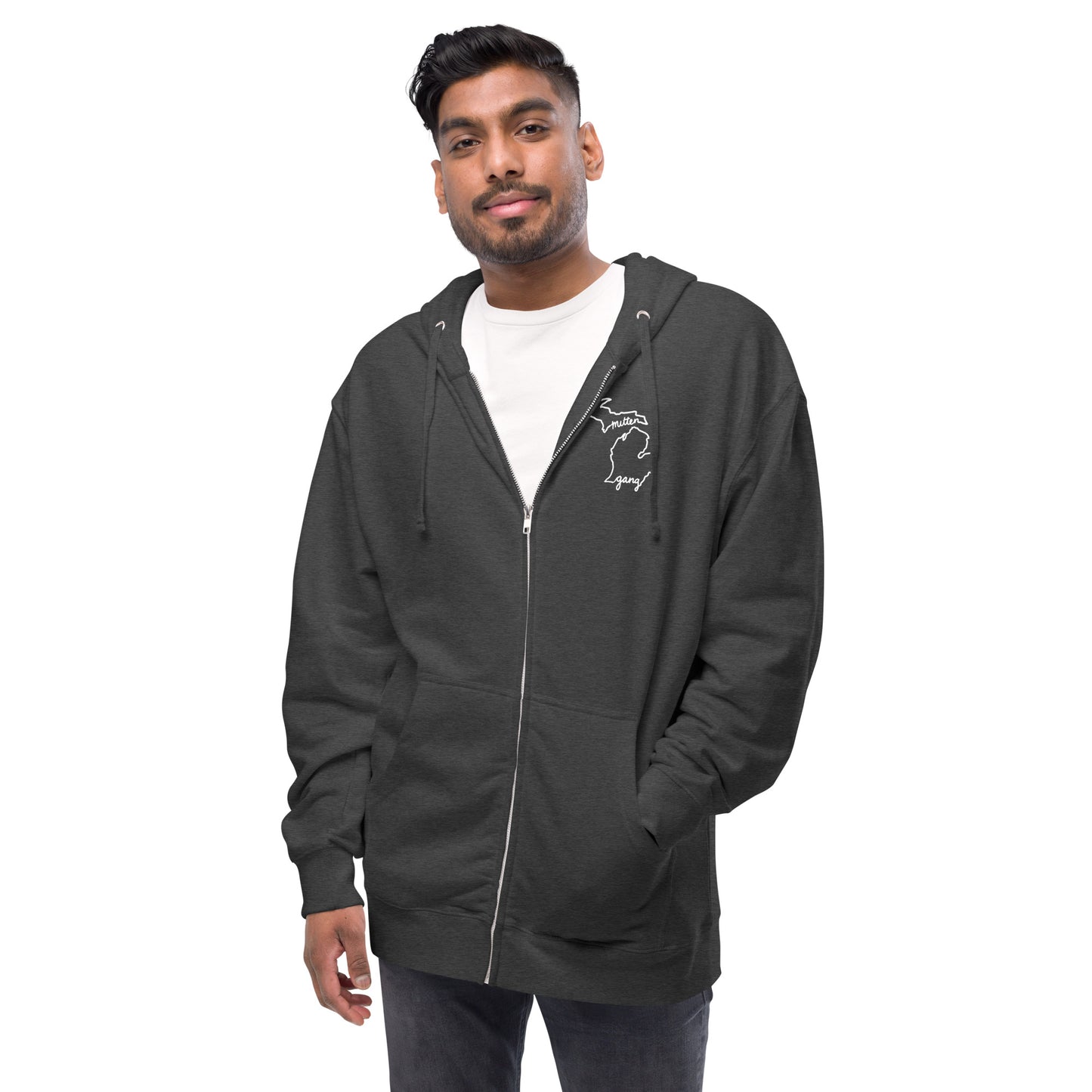 Mitten Gang Athletic Club Unisex Fleece Zip Up Hoodie