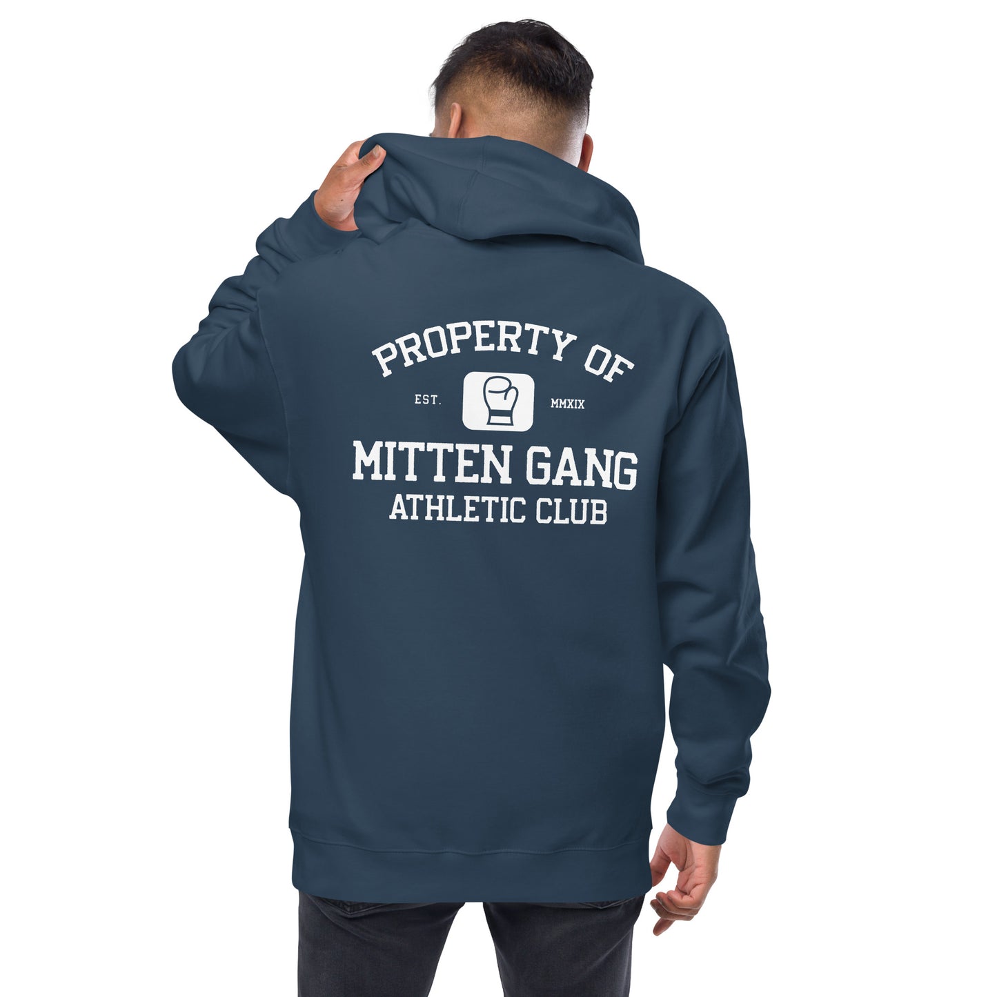 Mitten Gang Athletic Club Unisex Fleece Zip Up Hoodie