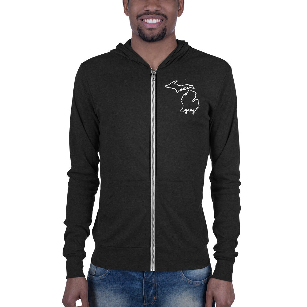 Spirit of Disc-troit Unisex Zip-Up Hoodie