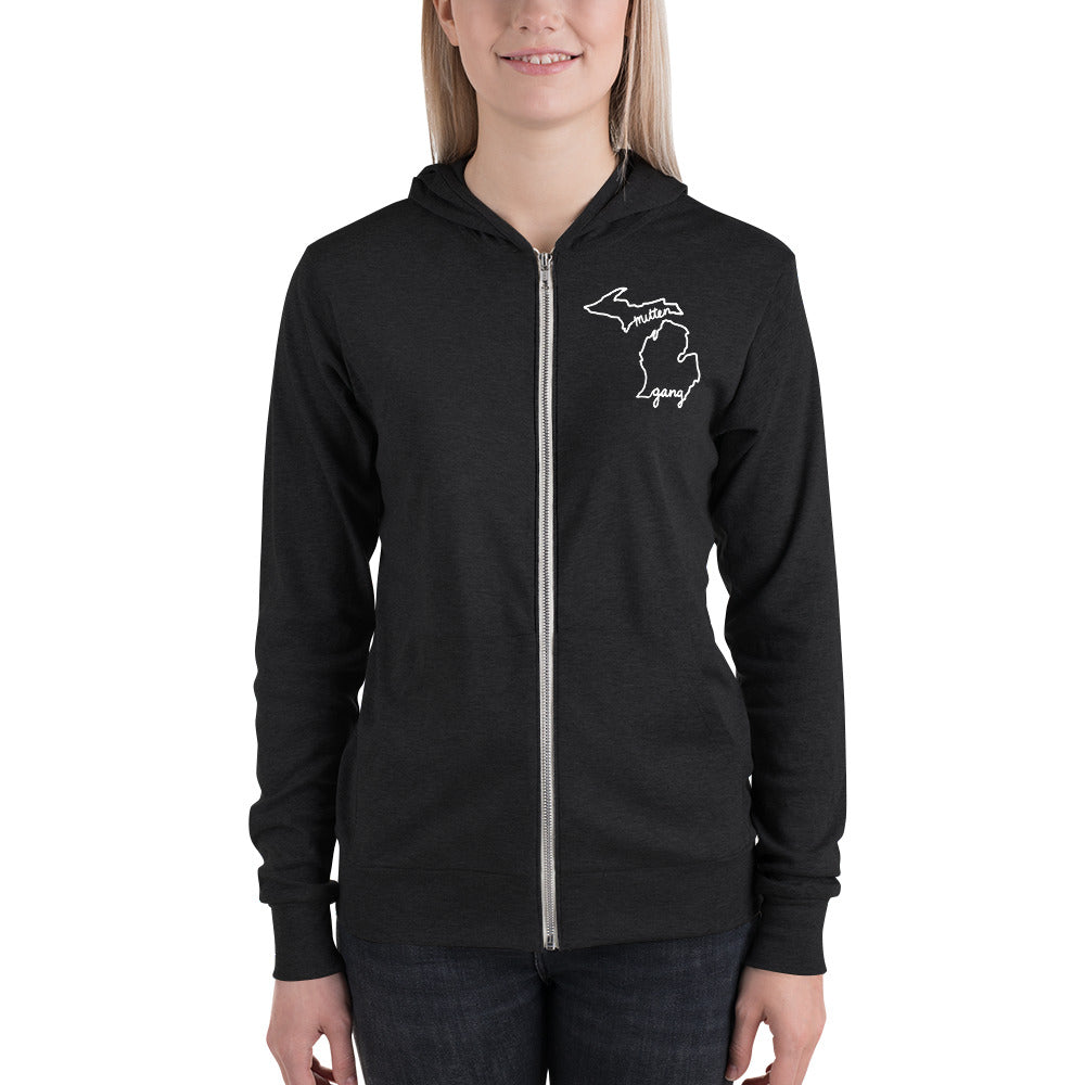 Spirit of Disc-troit Unisex Zip-Up Hoodie