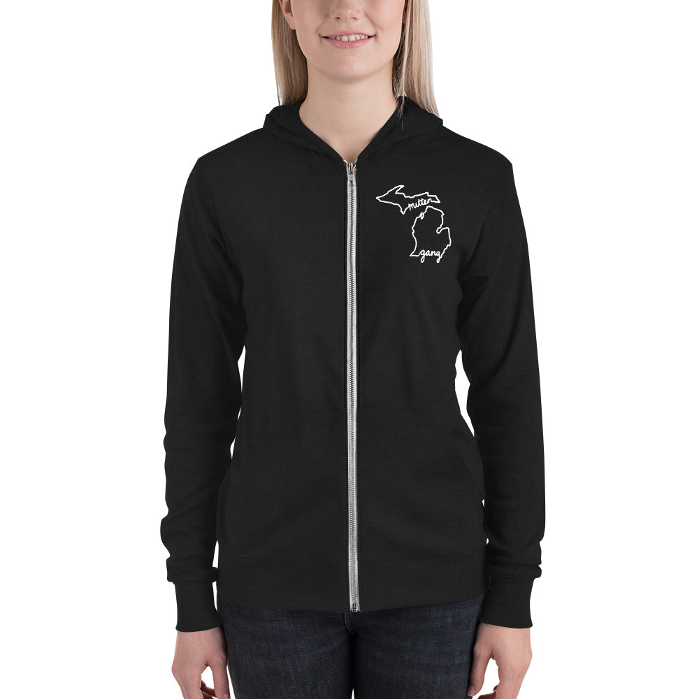 Spirit of Disc-troit Unisex Zip-Up Hoodie